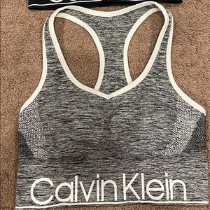 Bundle of two Calvin Klein performance sports bras size small